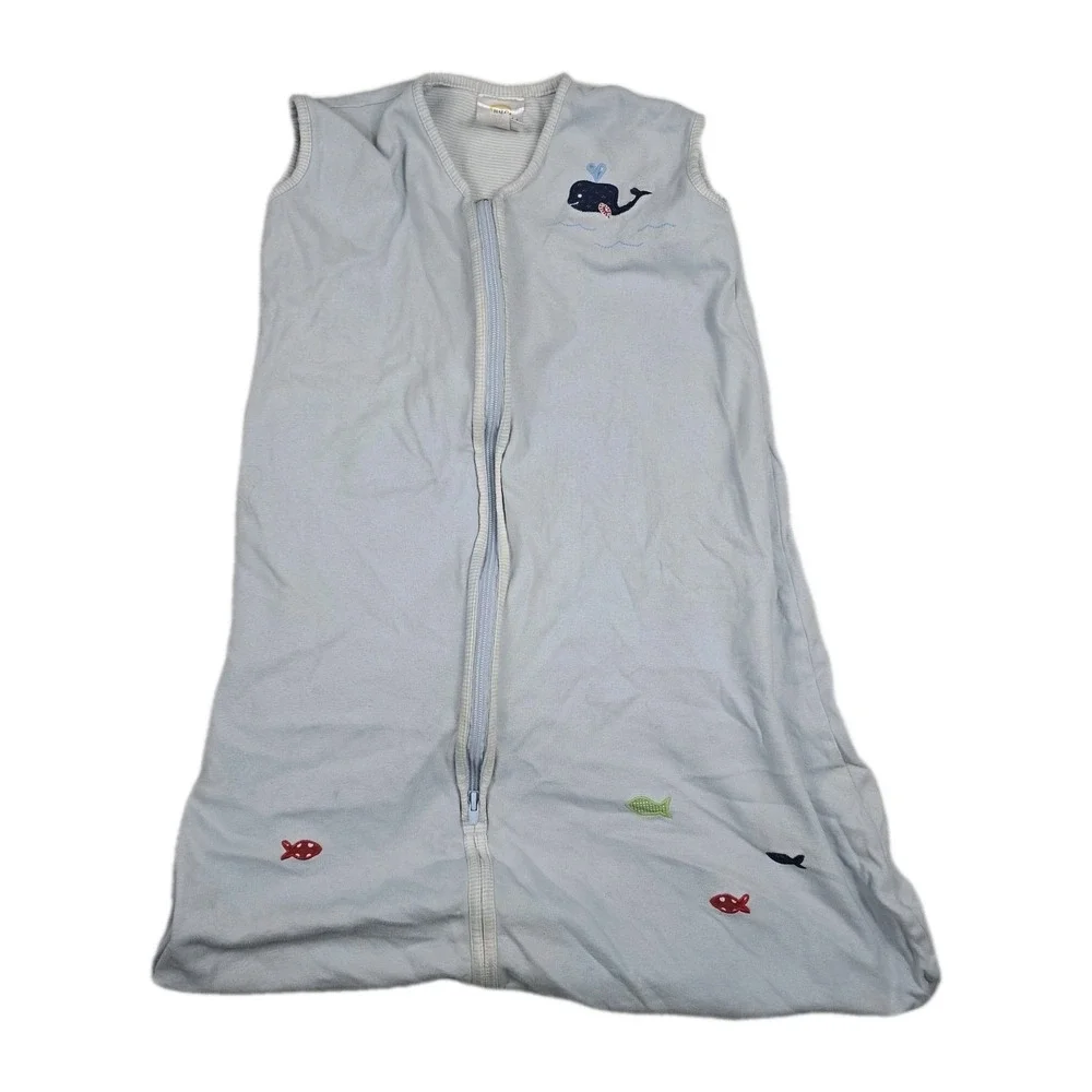 Halo Sleep Sack Pottery Barn Kids Size 6-12 Months Medium Whales Fish‎